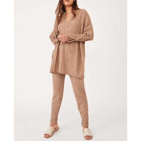 NWT Free People Around The Clock Pullover / Army - Picture 2 of 7